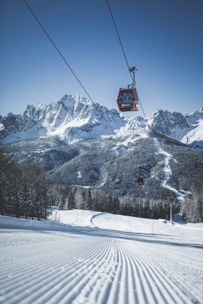 Gondelbahn Skigebiet 3 Zinnen